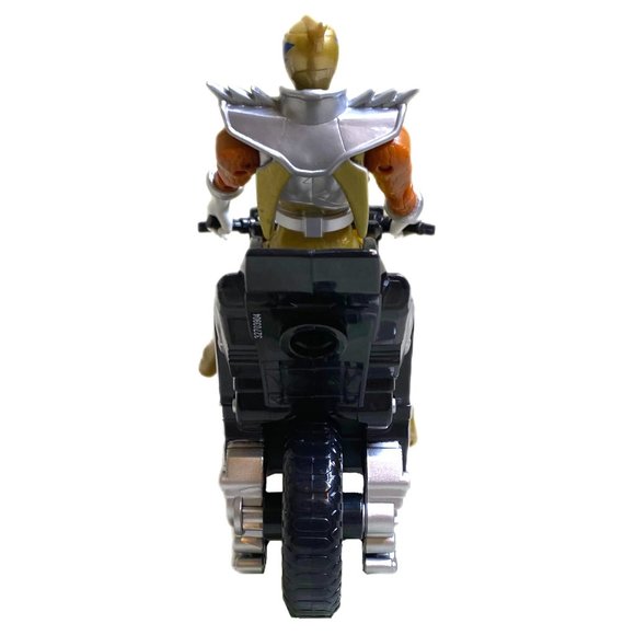 Power Ranger Gold Ranger Figure and Motorcycle - Picture 4 of 12